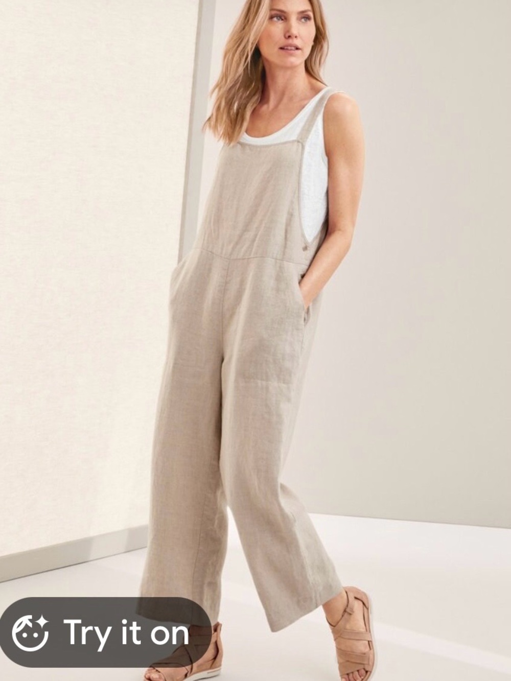 Eileen Fisher Unnat Overalls Jumpsuit